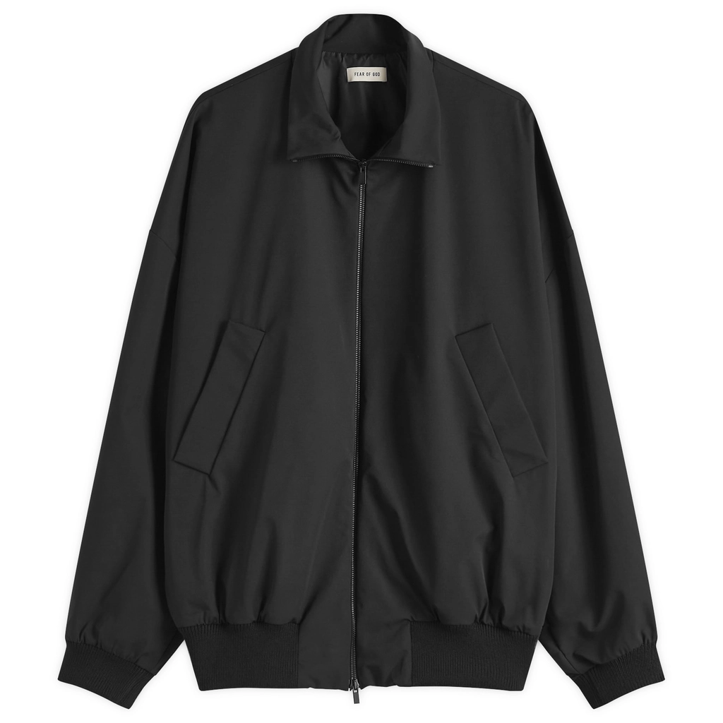 Fear of God Men's High Neck Technical Track Jacket Black